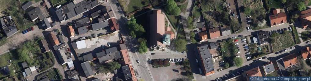 Zdjęcie satelitarne Bydgoszcz Kościół św Mikołaja