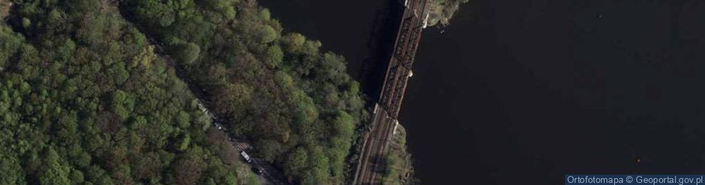 Zdjęcie satelitarne Bydgoszcz Most portowy