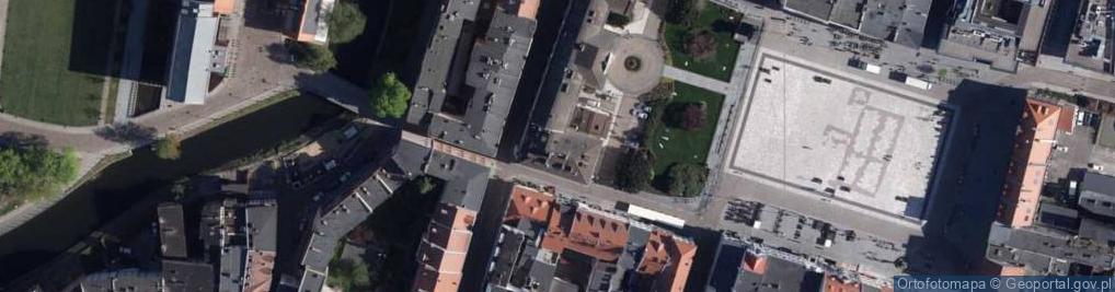 Zdjęcie satelitarne Bydgoszcz Ratusz zmierzch