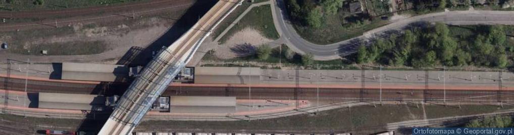 Zdjęcie satelitarne Bydgoszcz Wschód train station