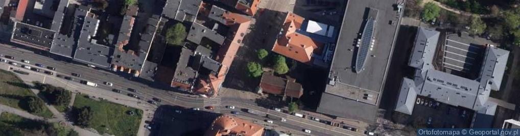 Zdjęcie satelitarne Bydgoszcz Wyspa Mlynska1