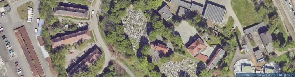 Zdjęcie satelitarne Bytom - church of St. Margaret 02