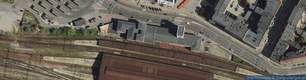 Zdjęcie satelitarne Bytom-dworzec-kolejowy