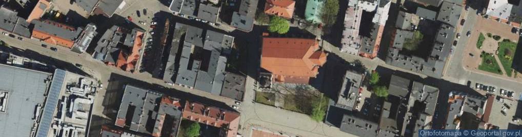 Zdjęcie satelitarne Bytom - Kościół Wniebowzięcia NMP - Ołtarz
