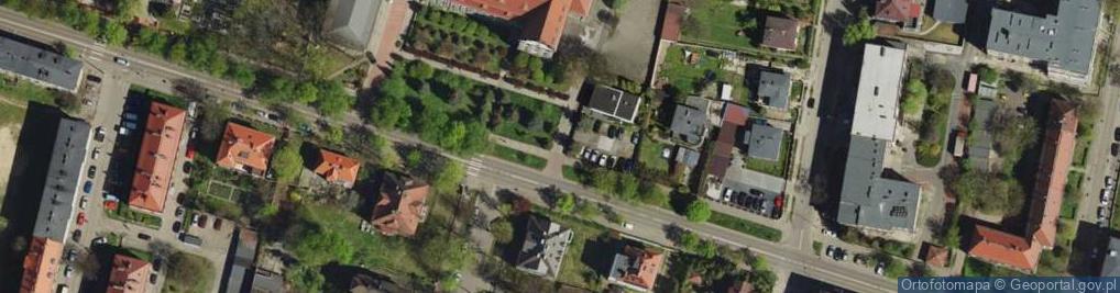 Zdjęcie satelitarne Bytom - Państwowe Szkoły Budownictwa