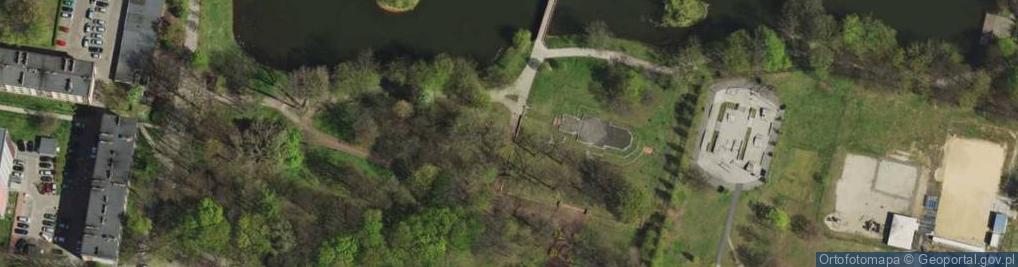 Zdjęcie satelitarne Bytom - Park 01