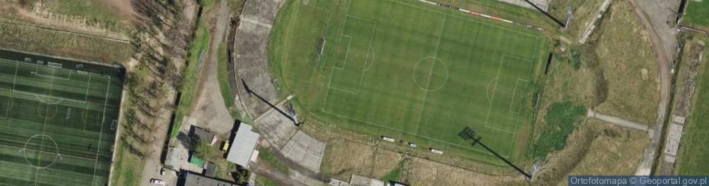 Zdjęcie satelitarne Bytom - stadion Polonii Bytom 02