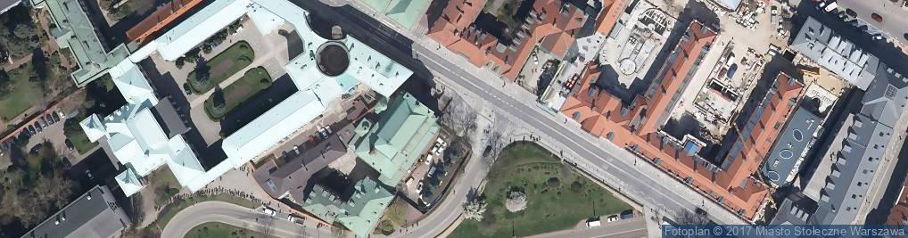 Zdjęcie satelitarne Capuchin church Miodowa St Warsaw
