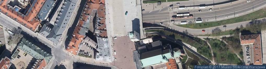 Zdjęcie satelitarne Castle Square in Warsaw panorama