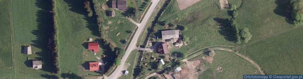 Zdjęcie satelitarne Cerkiew polany