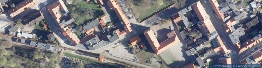 Zdjęcie satelitarne Chelmno kaplica sw marcina