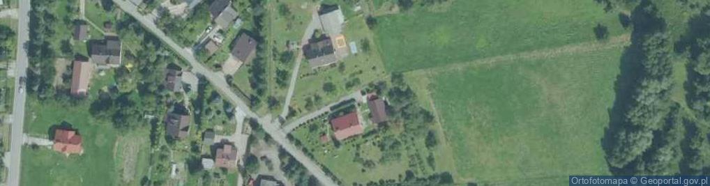 Zdjęcie satelitarne Choragwica kosciol