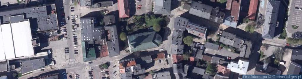Zdjęcie satelitarne Chrzcielnica w kosciele ewangelicko-augsburskim w Bielsku-Bialej pw Lutra