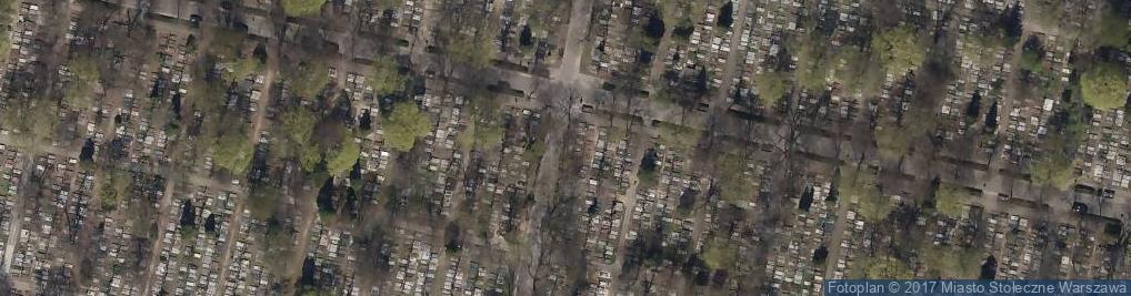 Zdjęcie satelitarne Cmentarz brodnowski