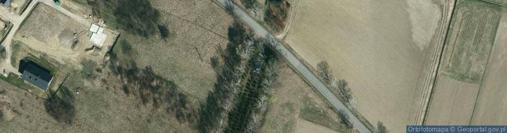 Zdjęcie satelitarne Cmentarz jeniecki w Rymanowie