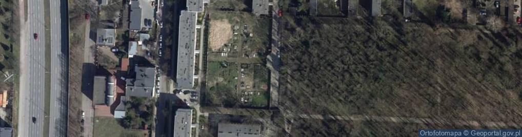Zdjęcie satelitarne Cmentarz Kościoła Ewangelicko-Reformowanego, Łódź 01