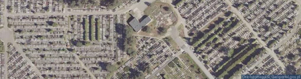 Zdjęcie satelitarne Cmentarz na Firleju