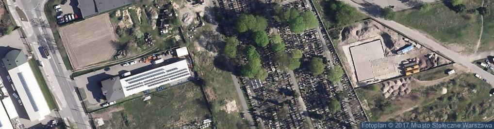 Zdjęcie satelitarne Cmentarz parafialny w Zerzeniu 20080917 13