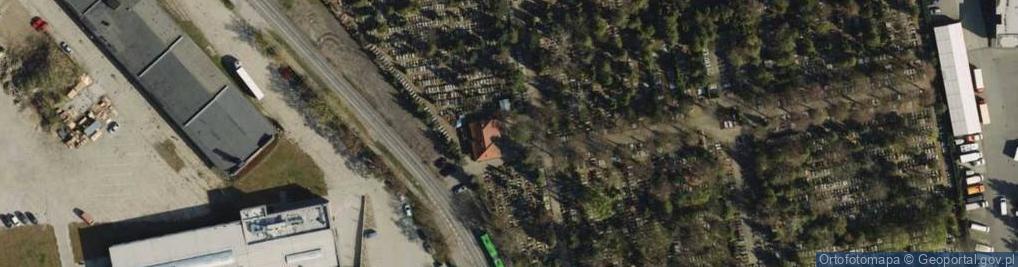 Zdjęcie satelitarne Cmentarz sołacki