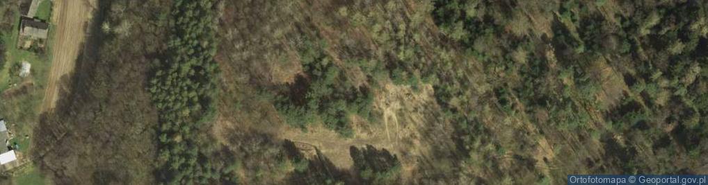 Zdjęcie satelitarne Cmentarz wojenny nr 123 - Łużna-Pustki
