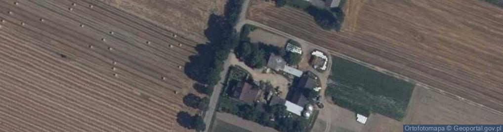 Zdjęcie satelitarne Czeberaki (woj mazowieckie)-dworek ruina