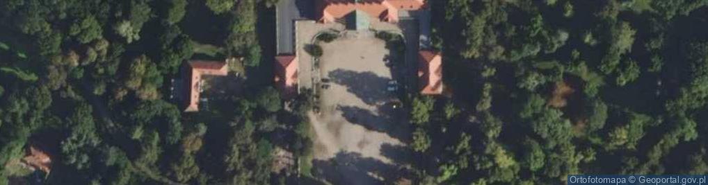 Zdjęcie satelitarne Czerniejewo, zespol parkowo-palacowy, palac 2