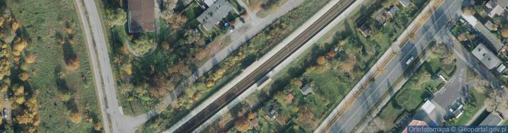 Zdjęcie satelitarne Częstochowa Aniołów train station 2