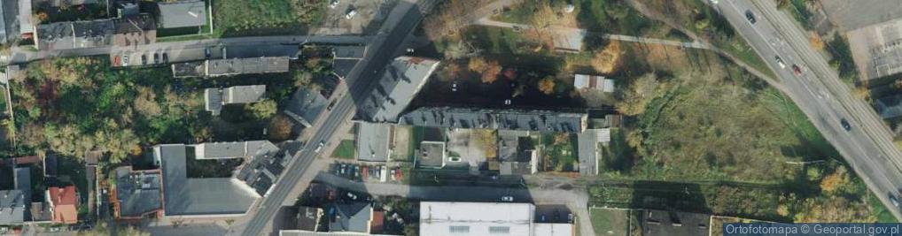 Zdjęcie satelitarne Czestochowa-bazylika