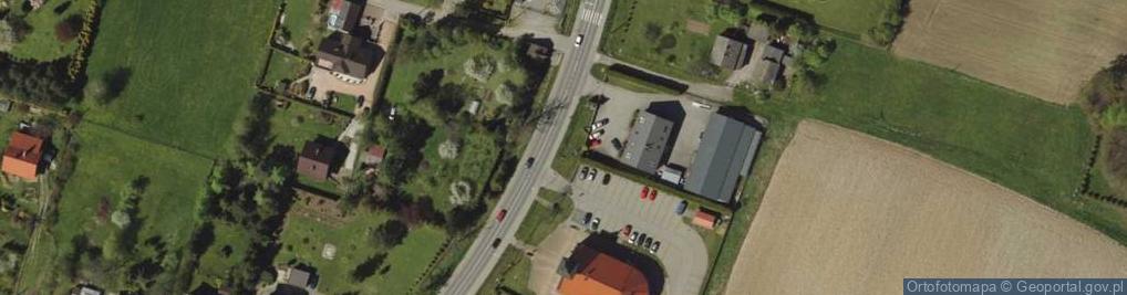 Zdjęcie satelitarne Dawna remiza OSP w Krasnej (Cieszyn) 2010-09-05