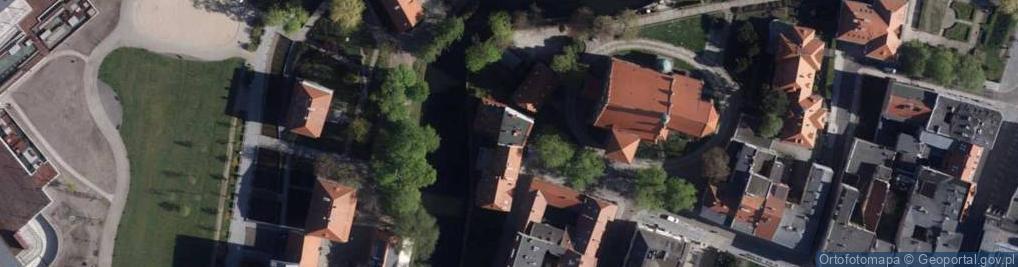 Zdjęcie satelitarne Dawna szkoła parafialna Bydg