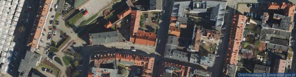 Zdjęcie satelitarne Dawny Kościół Katarzynek Poznań