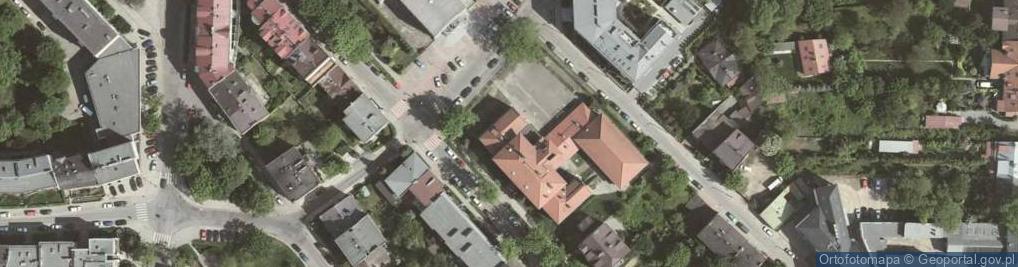 Zdjęcie satelitarne Dębniki (Kraków)-kamienica