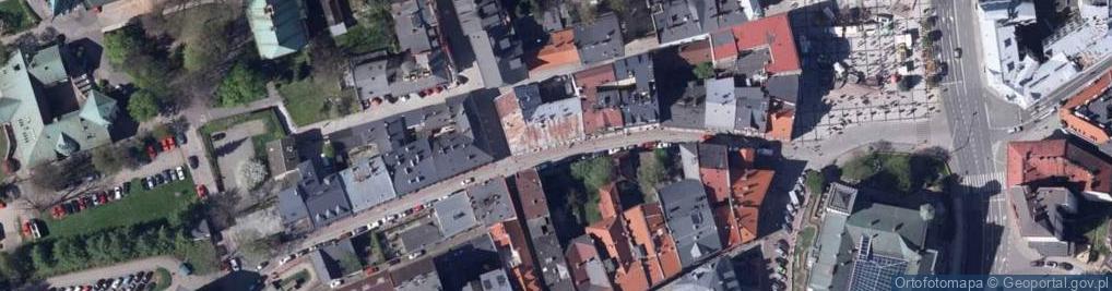 Zdjęcie satelitarne Defensive wall Bielsko-Biała