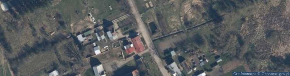 Zdjęcie satelitarne Dobieszewo (powiat lobeski) kosciol (1)