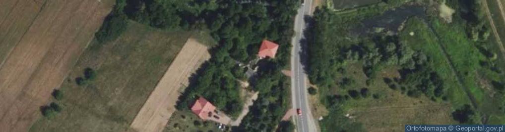 Zdjęcie satelitarne Dobrzyków - kapliczka 1