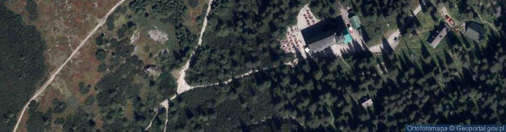 Zdjęcie satelitarne Dolina Gasienicowa, Murowaniec