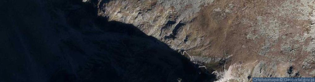 Zdjęcie satelitarne Dolina Pańszczyca i Żółta Turnia
