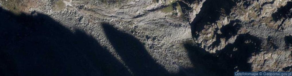 Zdjęcie satelitarne Dolina Panszczyca, Wierch pod Fajki i Zolta Przelecz