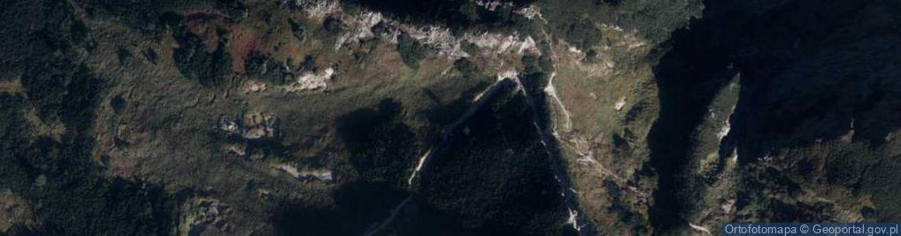 Zdjęcie satelitarne Dolina Pięciu Stawów Polskich