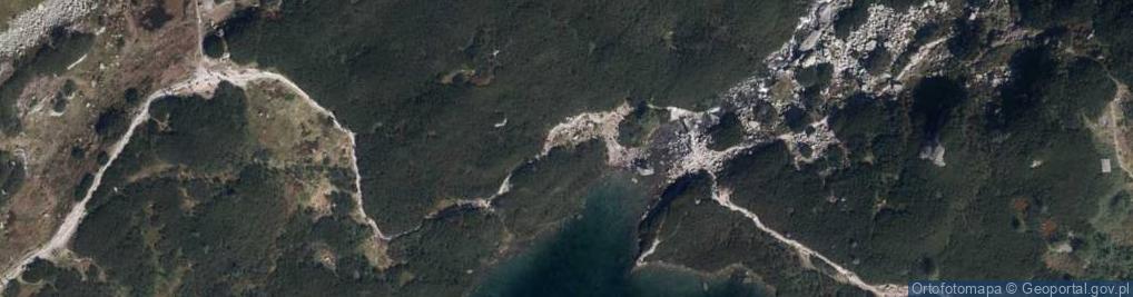 Zdjęcie satelitarne Dolina Pieciu Stawow, Wielki Staw