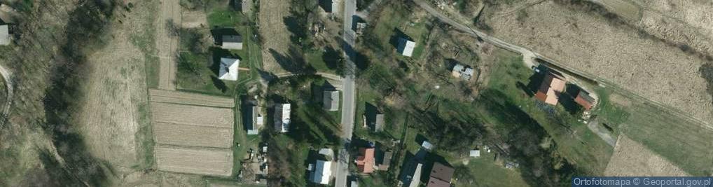 Zdjęcie satelitarne Draganowa widok z Osikowej Gory
