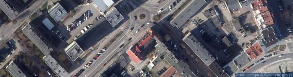 Zdjęcie satelitarne Drogi wjazdowe na Terminal Promowy