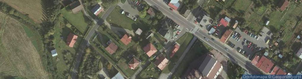Zdjęcie satelitarne Dubiecko latin church