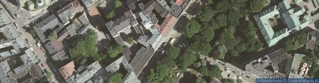 Zdjęcie satelitarne Dunajewski Palace, 4 Dunajewskiego street, Krakow, Poland