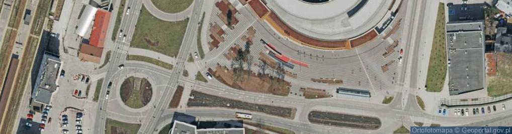 Zdjęcie satelitarne Dworzec autobusowy Kielce 01 ssj 20060513