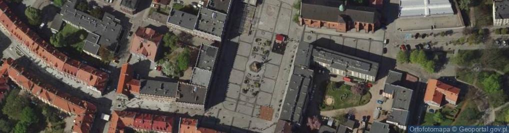 Zdjęcie satelitarne Dworzec PKS Racibórz
