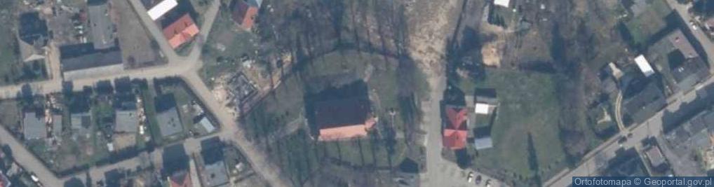 Zdjęcie satelitarne Dygowo - krzyże