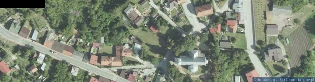 Zdjęcie satelitarne Dzialoszyce 13.08.08 kosciol sw. p