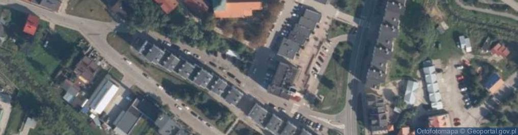 Zdjęcie satelitarne Dzierzgon kosciol sw Trojcy malowidlo sufitowe 2