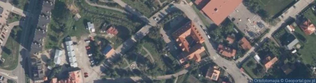 Zdjęcie satelitarne Dzierzgon szkola podstawowa